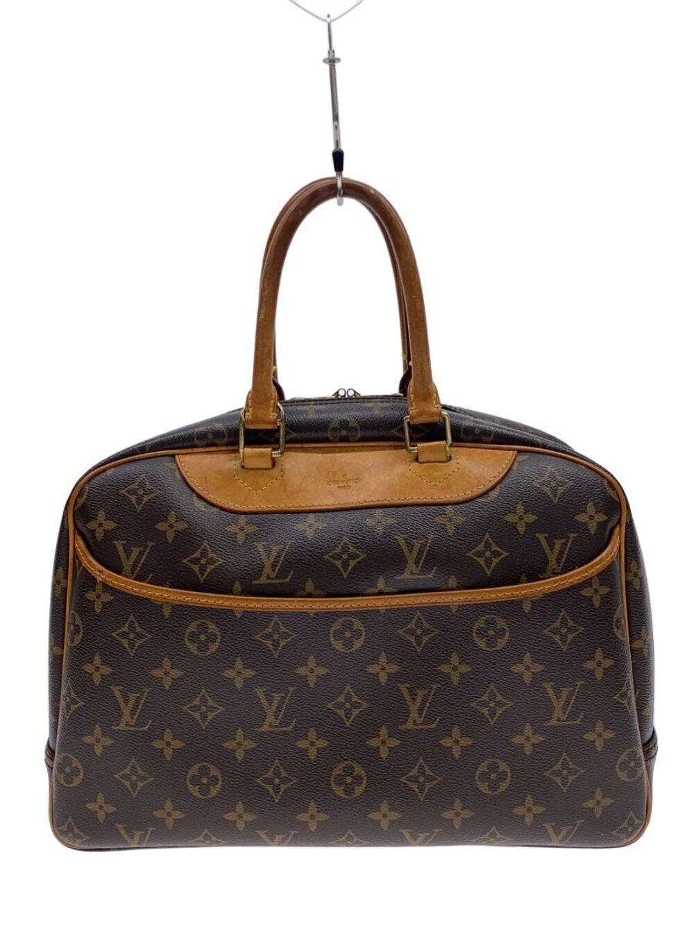 LOUIS VUITTON Bowling Vanity Deauville Monogram Canvas Brown